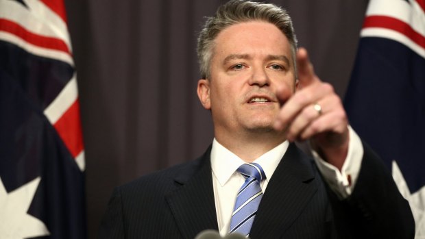 Finance Minister Mathias Cormann.