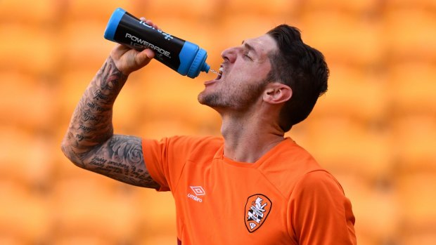 Determined: Brisbane Roar's Corey Gameiro has battled back from three ACL injuries.