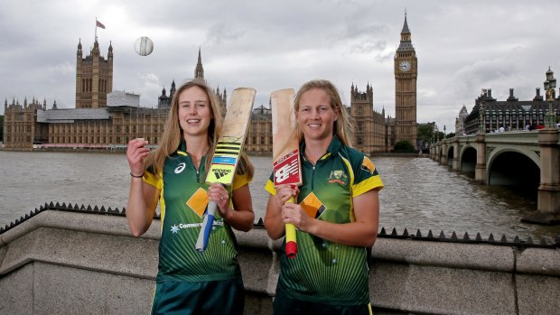 Ashes stars: Meg Lanning and Ellyse Perry in London ahead of their quest to clinch the urn