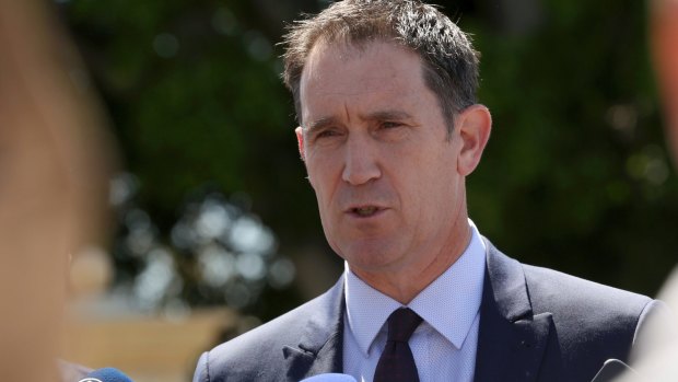 Clearing the air: CEO of Cricket Australia James Sutherland speaks about match-fixing allegations in Perth.