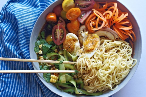 Warm weather-friendly ramen.