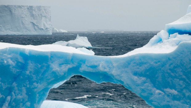 West Antarctic ice melt accelerates as planet warms.
