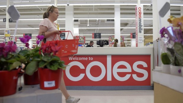 Coles' sales grew 0.7 per cent  during the last quarter, well down from the 4.9 per cent growth it saw in the March quarter of 2016.