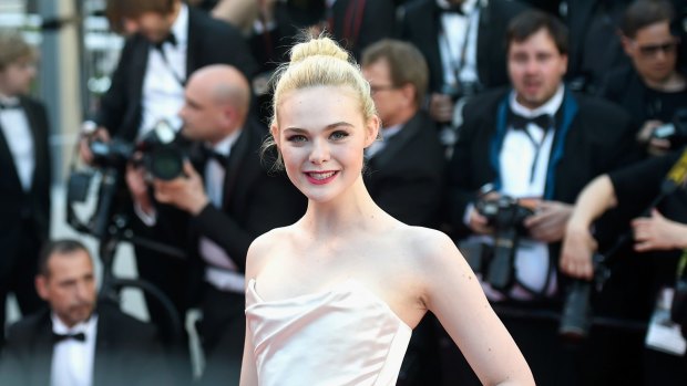 Actress Elle Fanning attends the "Ismael's Ghosts (Les Fantomes d'Ismael)" screening and Opening Gala.