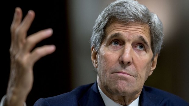John Kerry, US Secretary of State, defends the deal during a Senate Foreign Relations Committee hearing in Washington.