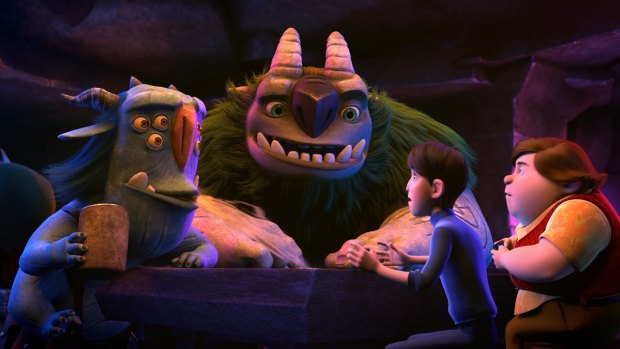 Guillermo del Toro has made his name on scarier, creepier fare like Pan's Labyrinth but the director says his new series Trollhunters is more family-friendly.   