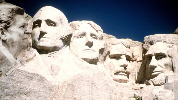 Reagan fans have campaigned for his likeness to be added to those of Washington, Jefferson, Theodore Roosevelt and Lincoln on Mount Rushmore.