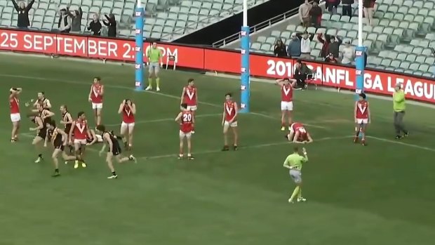 North Adelaide players were left stunned.