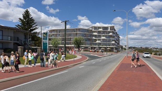 An artist's impression of the proposed Sorrento Plaza. 