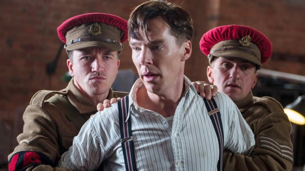 Benedict Cumberbatch as Alan Turing in <i>The Imitation Game</i>.