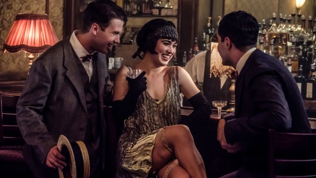 Haley Lu Richardson as Louise Brooks in The Chaperone.