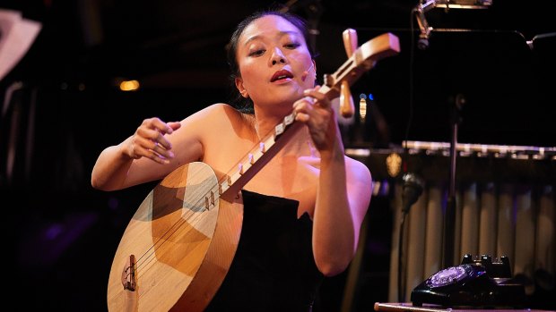 Jen Shyu: Alighting like a butterfly on various instruments.