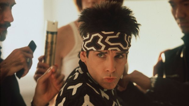 Ben Stiller can purpose his chiselled features into handsome or goofy, as in <I>Zoolander.</i>