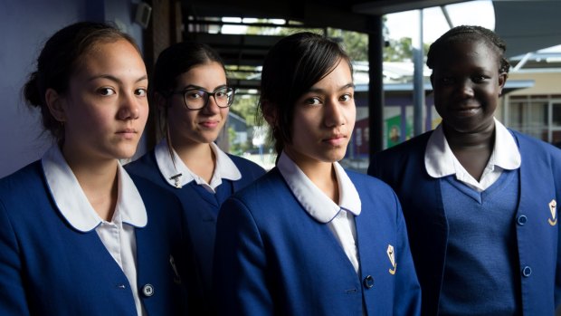 Year 9 students at Cerdon College are part of the first cohort that will need to achieve a band eight in NAPLAN tests to qualify for the HSC.