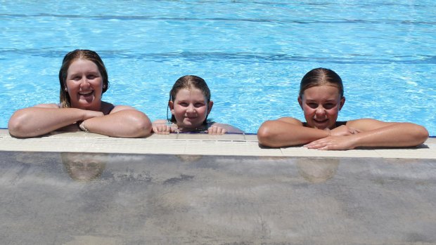 The place to be: Moree Artesian Aquatic Centre has had record numbers through its gates. 