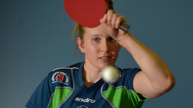 Olympic, Paralympic first: table tennis player Melissa Tapper. 