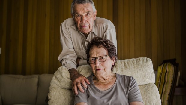 Anxious: Alan and Sylvia Kelly have been Mr Fluffy home owners for 62 years and don't want to leave.