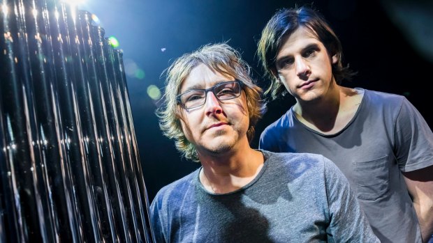 Daniel Holdsworth and Thomas Bamford perform Mike Oldfield's Tubular Bells "for two". 