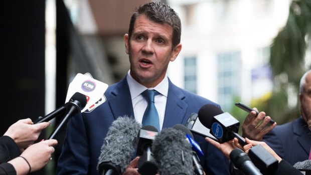 Premier Mike Baird speaks to the media following release of the Operation Spicer report.
