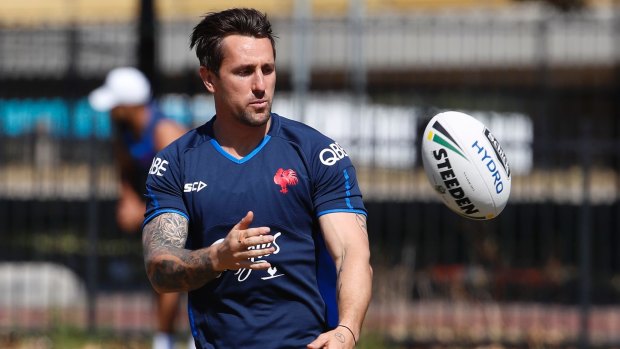 Heading north: Mitchell Pearce will reportedly be a Knight in 2018.