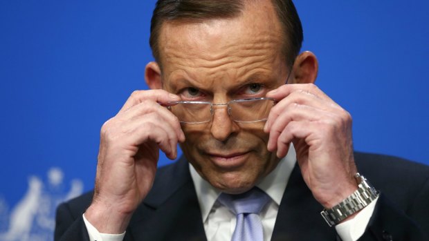 Former prime minister Tony Abbott is back on the campaign trail.