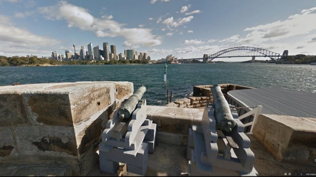 The view of Sydney Harbour from Fort Denison.