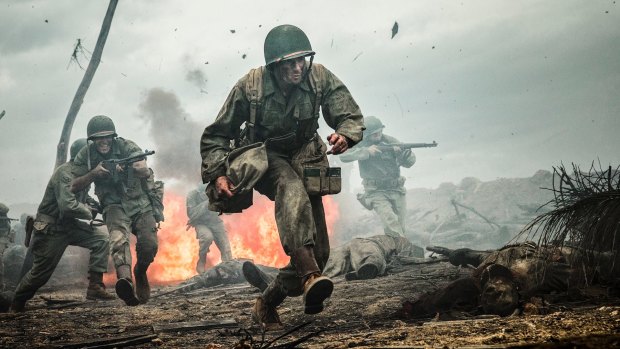 Screenplay recognised: Andrew Garfield in Hacksaw Ridge.