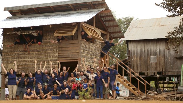 Move on in: UNSW students collaborate with industry and Rawimapct.org to design and build housing in Cambodia.