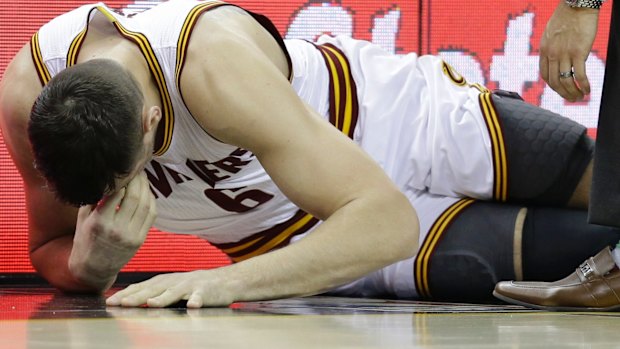 Andrew Bogut spent just 58 seconds on court for the Cleveland Cavaliers.