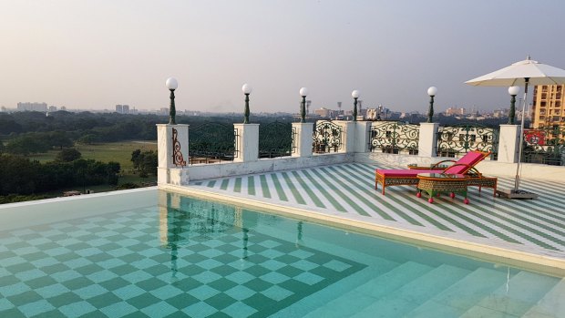 The infinity pool and deck.