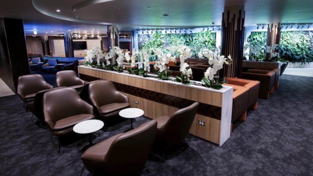 Fiji Airways' lounge in Nadi.