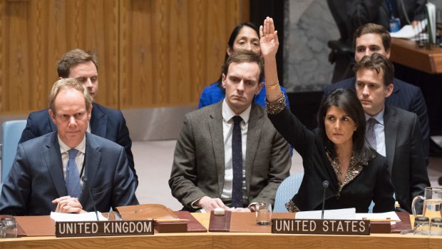 US Ambassador to the United Nations Nikki Haley finds herself – and the United States – isolated at the UN.