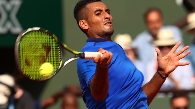 Endorsed: Nick Kyrgios' place on the plane to Rio is still in question.