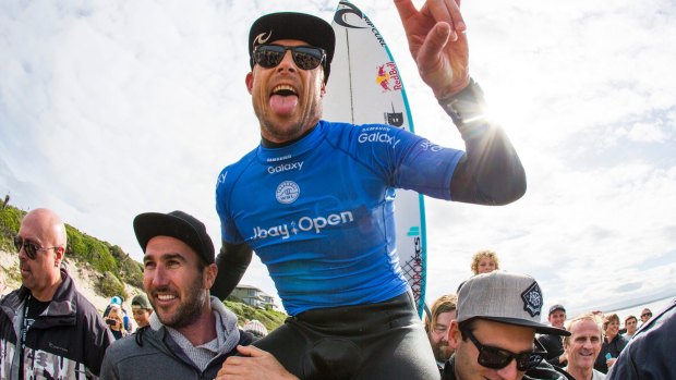 Pedigree: Mick Fanning won the world crown in 2007, 2009 and 2013.