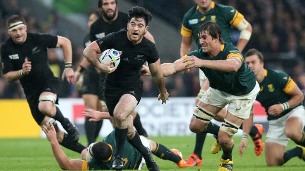 Nehe Milner-Skudder was too quick for the Springboks.