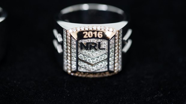 Lord of the rings: The 2016 NRL premiership ring.