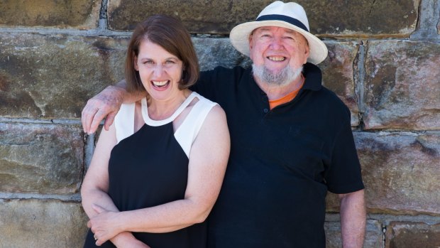 "There isn't a lot of conflict, because we're very similar": Meg and Tom Keneally.