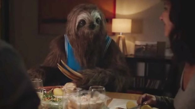 An image from the state government's "Stoner Sloth" campaign.