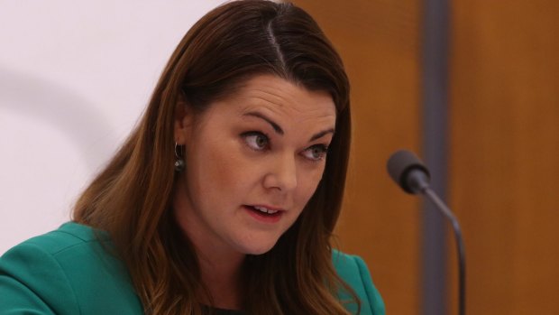 Greens senator Sarah Hanson-Young was outraged after a Nauru police brief naming an alleged rape victim was made public.