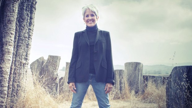 Her unearthly upper register may have faded, but '60s singer Joan Baez's conviction still reverberates through every syllable. 