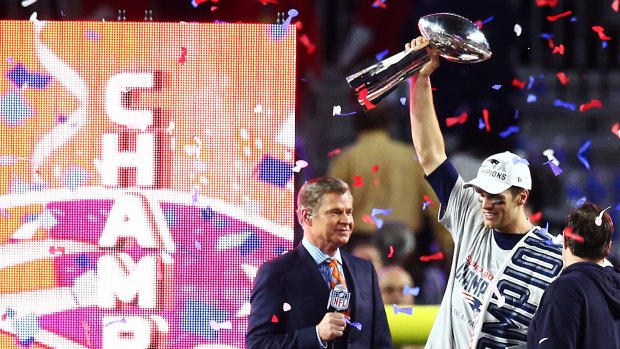 Champion: Tom Brady is one of only three quarterbacks to win the Super Bowl four times.