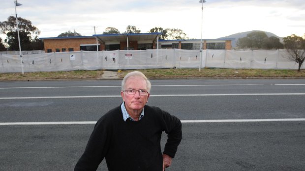 Williamsdale resident Arthur Blewitt is one of a number of landholders in the small community concerned about the contamination over an unknown period from the service station's fuel tanks. 