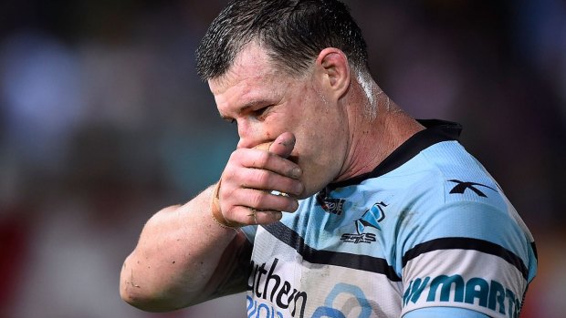 Paul Gallen was among the suspended Sharks.