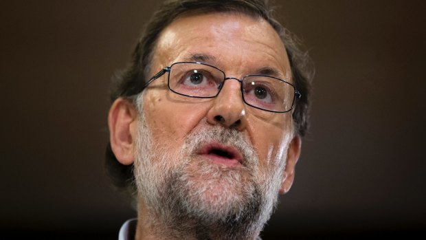 Spain's acting prime minister, Mariano Rajoy.