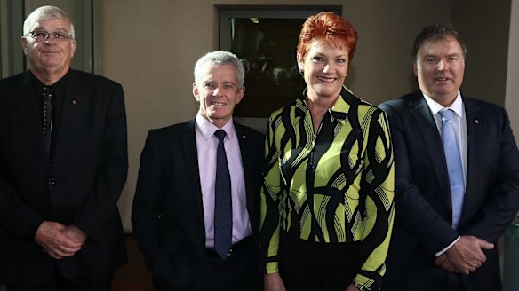 Rod Culleton with One Nation leader Pauline Hanson.