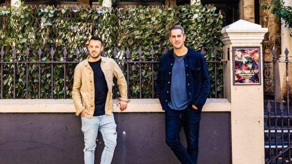 Viral Ventures co-founders Aden Levin (left) and James Farrell will add Karen's Diner to their portfolio.