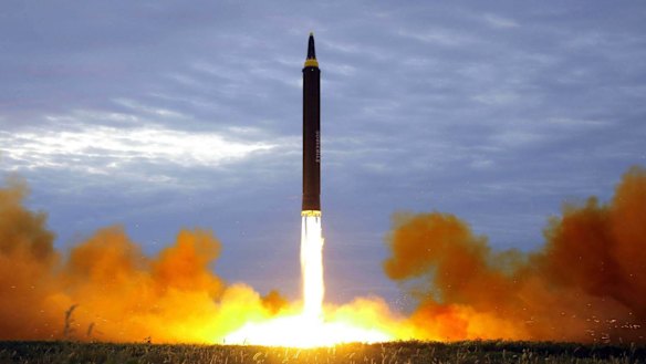 North Korea missile launch.