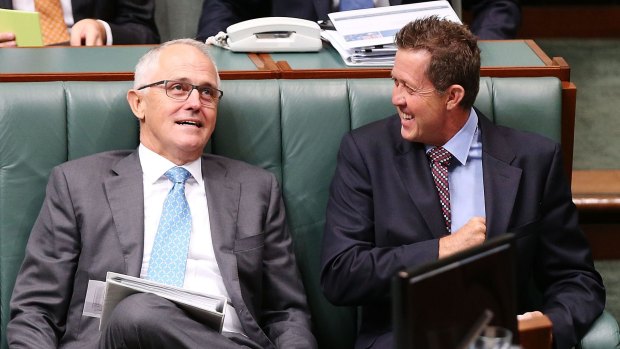 Prime Minister Malcolm Turnbull and Vocational, Education and Training Minister Luke Hartsuyker.