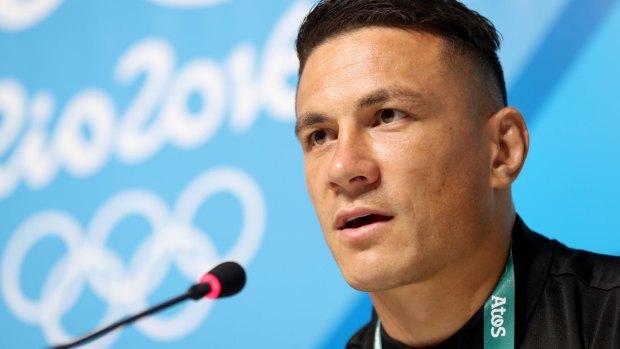 Focusing on the game at hand: Sonny Bill Williams.