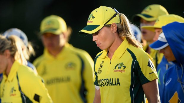 Australian Captain Meg Lanning fell for a duck in the World Cup semi-final loss to India.